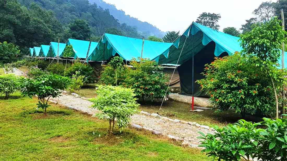 riverside camps in Rishikesh
