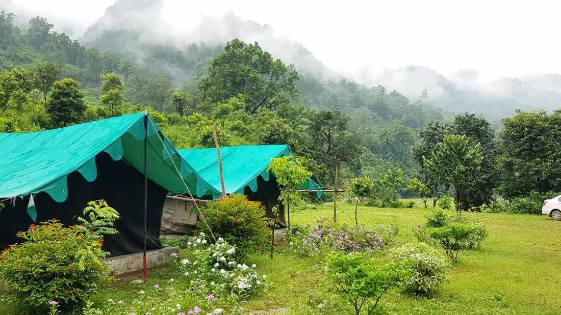 riverside camps in Rishikesh
